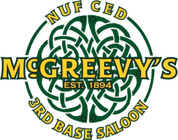 NUF CED MCGREEVY'S EST. 1894 3RD BASE SALOON trademark
