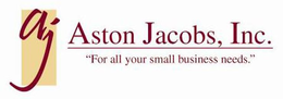 AJ ASTON JACOBS INC "FOR ALL YOUR SMALL BUSINESS NEEDS" trademark