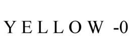 Y E L L O W -0 trademark