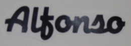 ALFONSO trademark