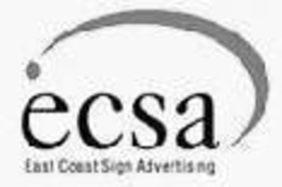 ECSA EAST COAST SIGN ADVERTISING trademark