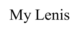 MY LENIS trademark