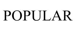 POPULAR trademark