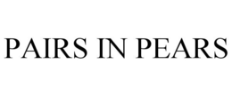 PAIRS IN PEARS trademark