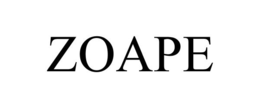 ZOAPE trademark