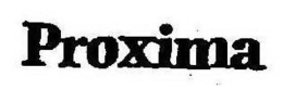 PROXIMA trademark