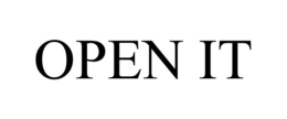 OPEN IT trademark
