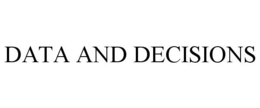 DATA AND DECISIONS trademark