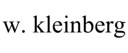 W. KLEINBERG trademark