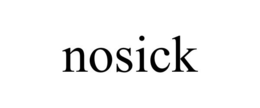 NOSICK trademark