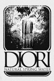 DIORI NATURAL SPRING WATER trademark