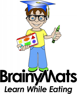 BRAINYMATS LEARN WHILE EATING trademark