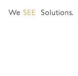 WE SEE SOLUTIONS. trademark