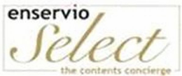 ENSERVIO SELECT THE CONTENTS CONCIERGE trademark