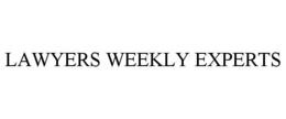 LAWYERS WEEKLY EXPERTS trademark