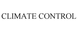 CLIMATE CONTROL trademark