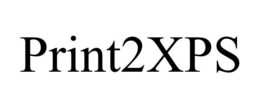 PRINT2XPS trademark