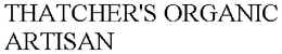 THATCHER'S ORGANIC ARTISAN trademark