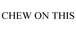 CHEW ON THIS trademark
