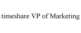 TIMESHARE VP OF MARKETING trademark