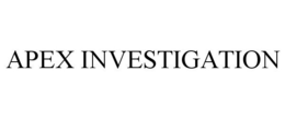APEX INVESTIGATION trademark