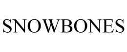 SNOWBONES trademark