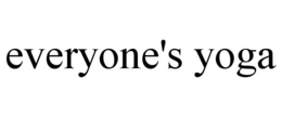 EVERYONE'S YOGA trademark