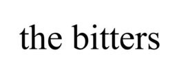 THE BITTERS trademark