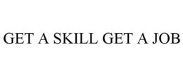 GET A SKILL GET A JOB trademark