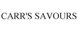 CARR'S SAVOURS trademark