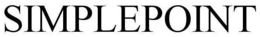 SIMPLEPOINT SOFTWARE trademark