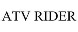 ATV RIDER trademark