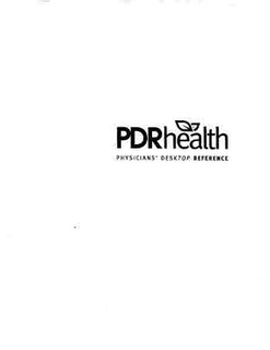 PDRHEALTH PHYSICIANS' DESKTOP REFERENCE trademark