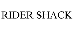 RIDER SHACK trademark