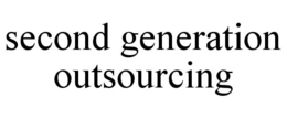 SECOND GENERATION OUTSOURCING trademark