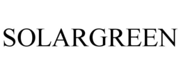 SOLARGREEN trademark