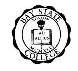 BAY STATE COLLEGE BOSTON AD ALTIUS MCMXLVI trademark