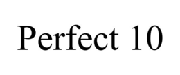 PERFECT 10 trademark