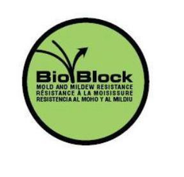 BIOBLOCK MOLD AND MILDEW RESISTANCE RÉSISTANCE A LA MOISISSURE RESISTENCIA AL MOHO Y AL MILDIU trademark