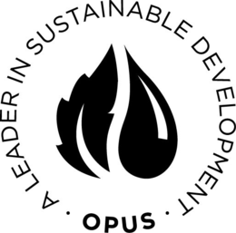 OPUS A LEADER IN SUSTAINABLE DEVELOPMENT trademark