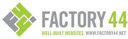 F44 FACTORY 44 WELL-BUILT WEBSITES WWW.FACTORY44.NET trademark