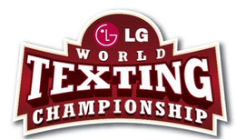 LG LG WORLD TEXTING CHAMPIONSHIP trademark