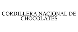 CORDILLERA NACIONAL DE CHOCOLATES trademark