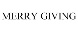 MERRY GIVING trademark