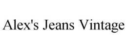 ALEX'S JEANS VINTAGE trademark