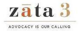 ZATA 3 ADVOCACY IS OUR CALLING trademark