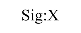 SIG:X trademark