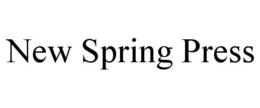 NEW SPRING PRESS trademark