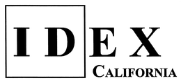 IDEX CALIFORNIA trademark