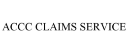 ACCC CLAIMS SERVICE trademark